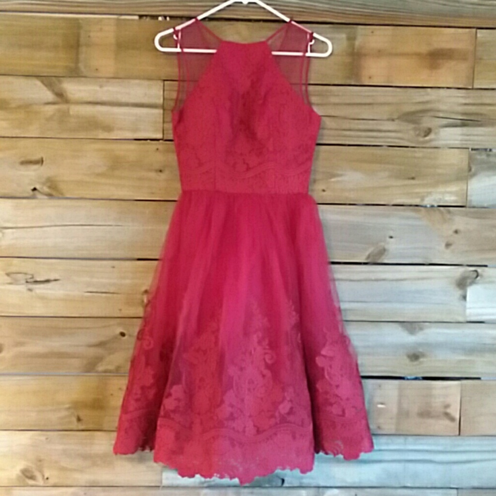 Chi Chi red lace dress